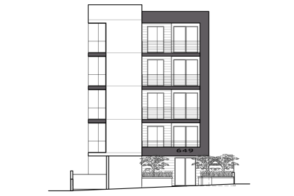 649 North Harvard Rendering