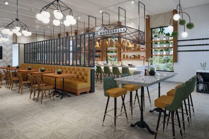 [Renderings] Mozzarella and Wine Bar Bastone Targets Early March 2022 Opening - Rendering 1