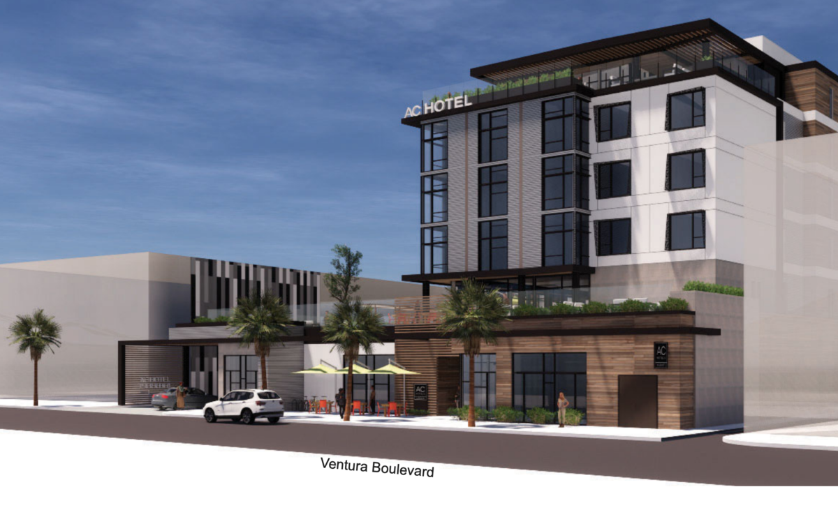 Encino AC Hotel Project Rendering 1