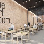 More Details Revealed For The Art Room, a Hybrid Restaurant:Art Gallery Opening in DTLA - Rendering 1