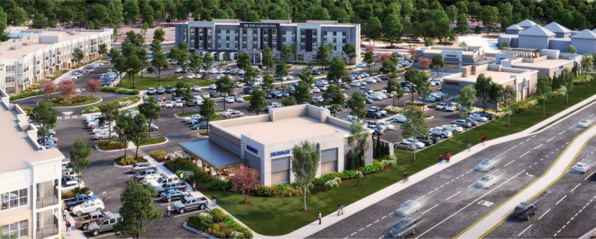 Construction Begins on Ariston’s Second Phase, To Be Anchored By Hilton Garden Inn hotel - Rendering 1
