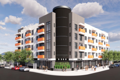 Crenshaw Apartments Project Rendering 1