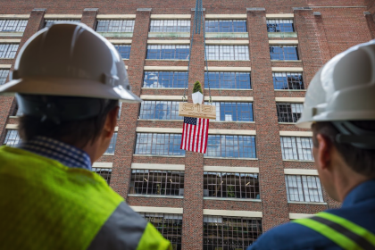 Four-Story Mass Timber Loft Office Building 619 Ponce Tops Off