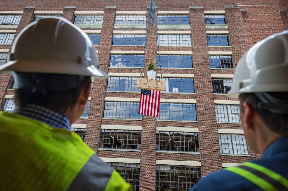 Four-Story Mass Timber Loft Office Building 619 Ponce Tops Off