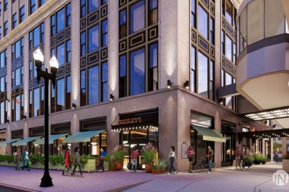 Presley's Kitchen + Bar under construction at downtown Detroit's historic Whitney Building