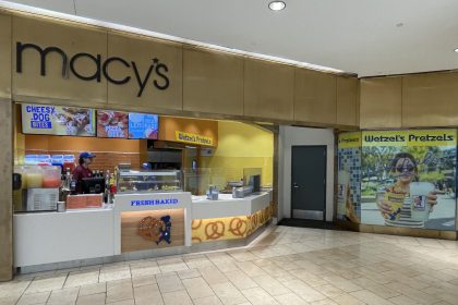 Wetzel’s Pretzels Opens at Macy’s Dallas Galleria in Texas