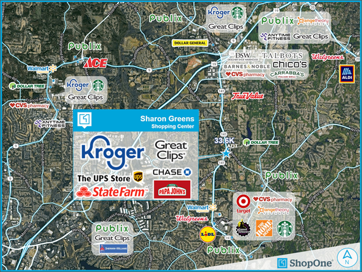 ShopOne, Partners Acquire Sharon Greens Shopping Center