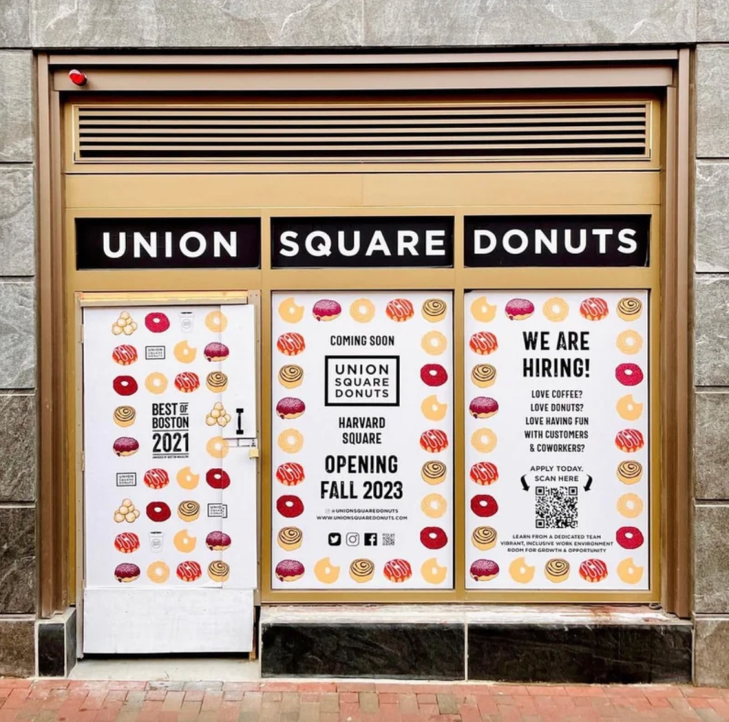 What Now Boston | Union Square Donuts to Open in Harvard Square
