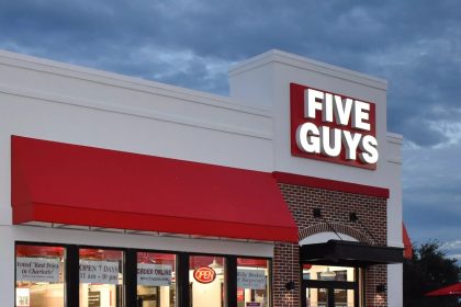 Five Guys Working on Site at Roosevelt Square Shopping Center