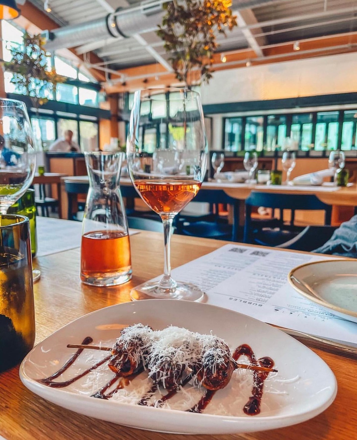 Sixty Vines serves kegged wines, cold-brew coffee, cocktails, and Kombucha, among other items. Photo Credit: Sixty Vines’ Facebook page.