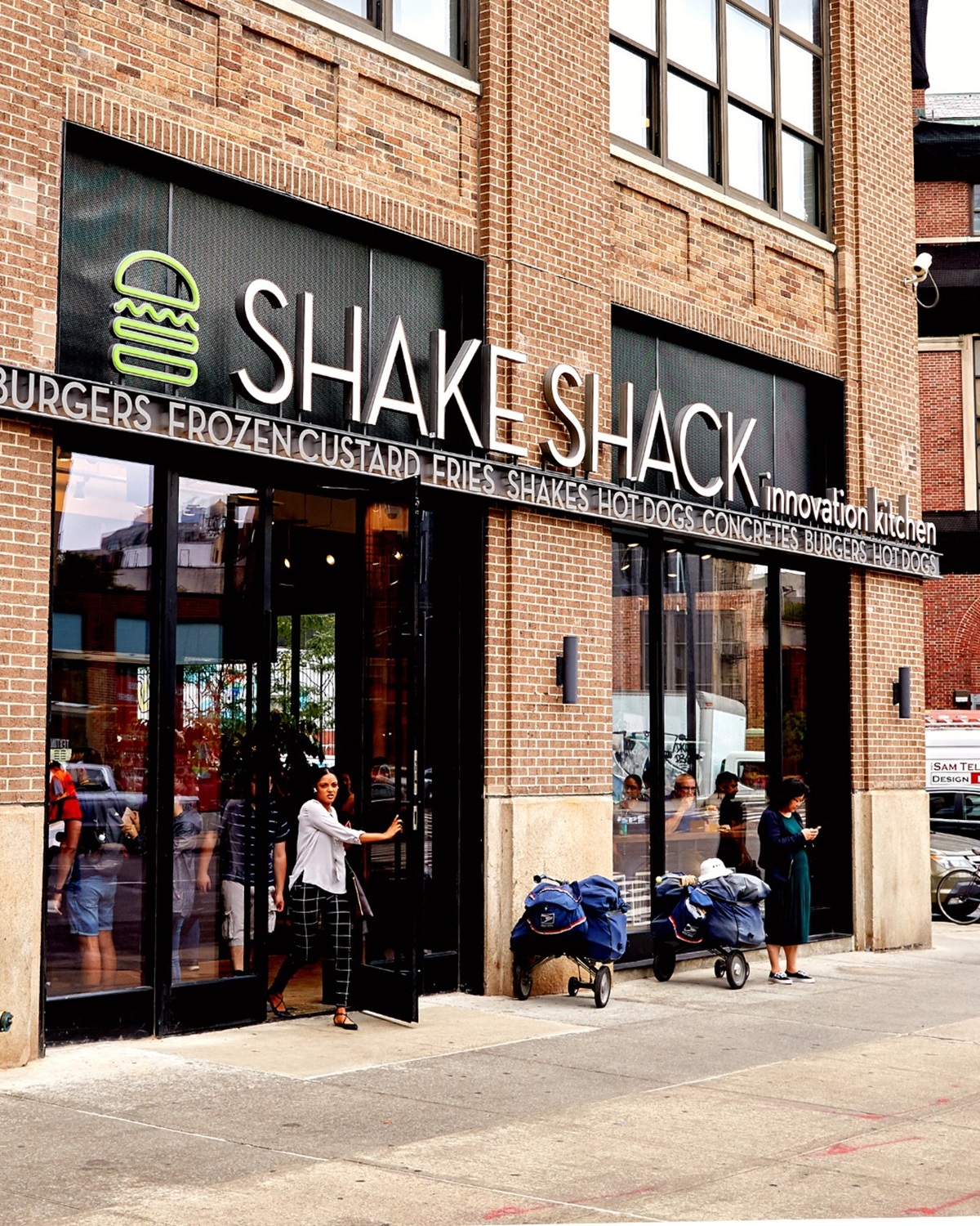Shake Shack exterior with sign