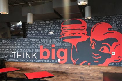 big boy interior mural