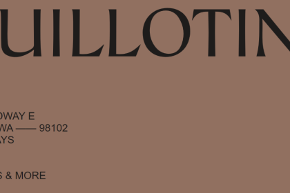 Guillotine Slated to Open Its Doors in Capitol Hill