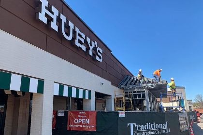 Huey's Poplar Temporarily Closing for Renovations