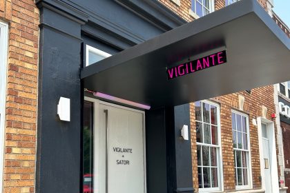 vigilante rebrand soil2service exterior sign detroit