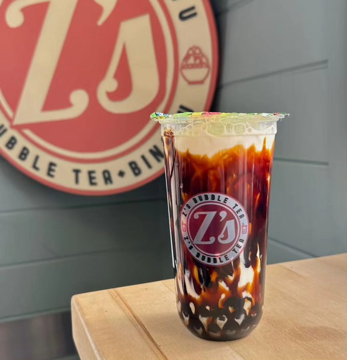 z's bubble tea brown sugar boba tea