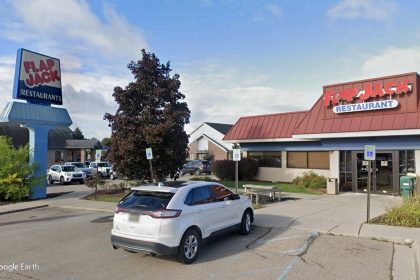 flap jack restaurant dewitt building exterior