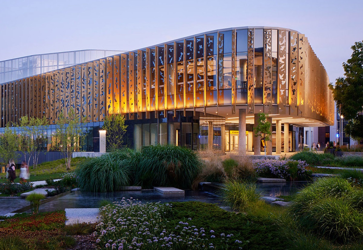 WMU student center exterior view