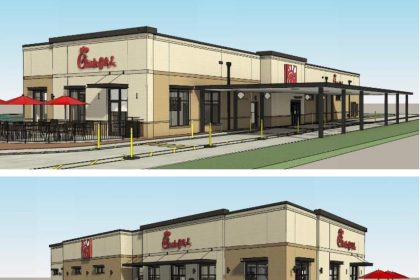 chick fil a clinton township planning site drawing