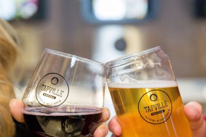 SELF-SERVE BEER AND WINE NOW AVAILABLE AT TAPVILLE IN THE YORKTOWN CENTER