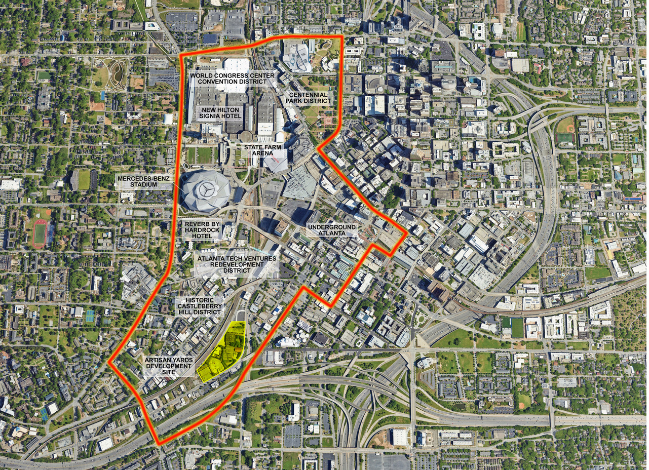 10 Acres in Downtown Atlanta Positioned for Redevelopment