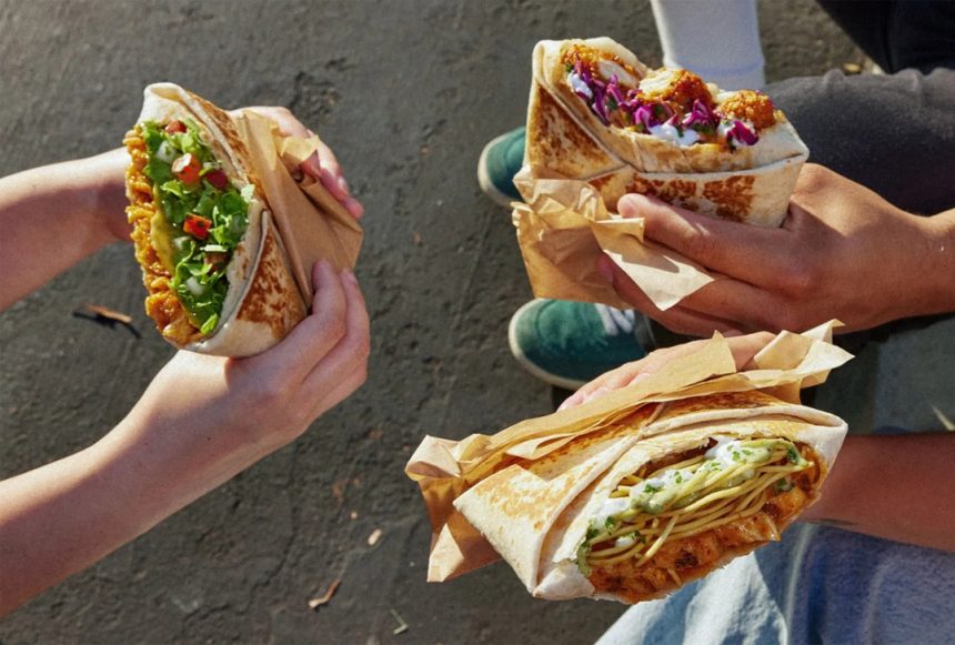 taco bell food spread
