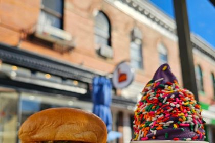 Joia Burger Flipping Patties into Glover Park