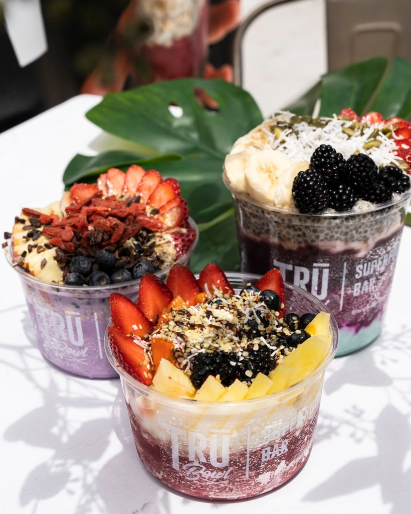 TRU Bowl Superfood Bar Opening Three Sites in North LA County