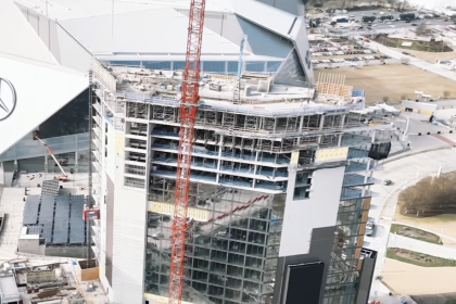 Centennial Yards Celebrates Topping Out of Hotel