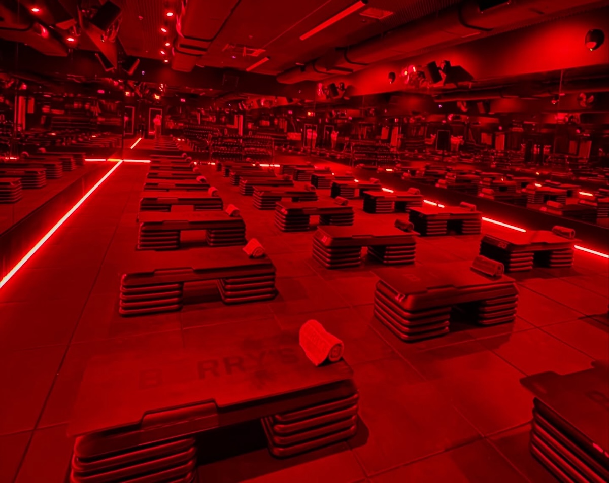 Fitness Studio Stretching Into Midtown