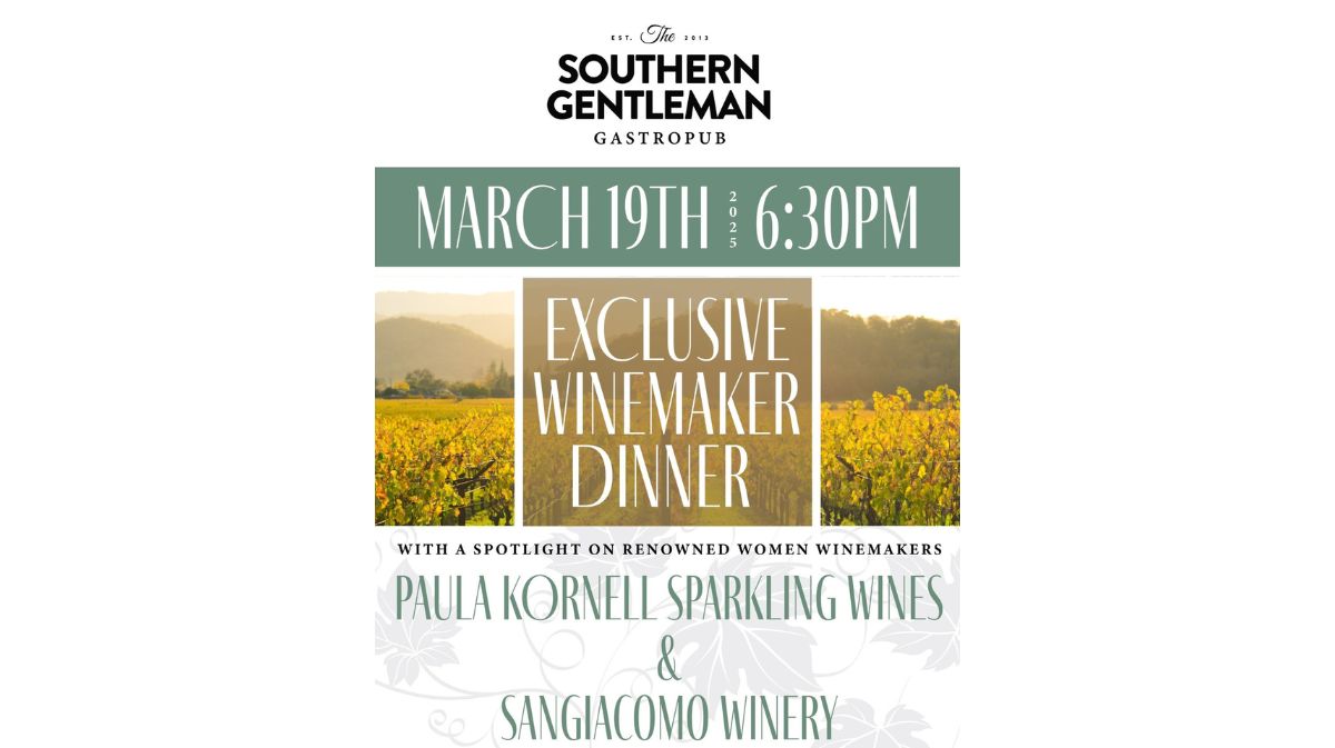 The Southern Genteman's Exclusive Winemakers Dinner