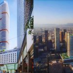 53-story residential tower atop The Bloc's garage