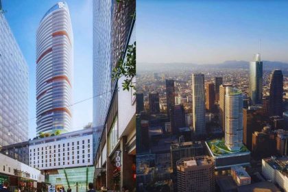 53-story residential tower atop The Bloc's garage