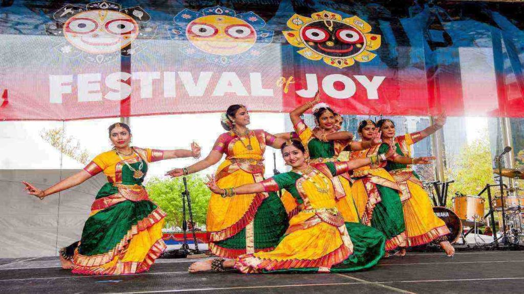 It entails carrying the deities of Lord Jagannatha or Krishna, Subhadra, and Balaram.