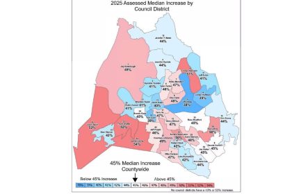 Property values have increased exponentially in the last four years in Nashville districts