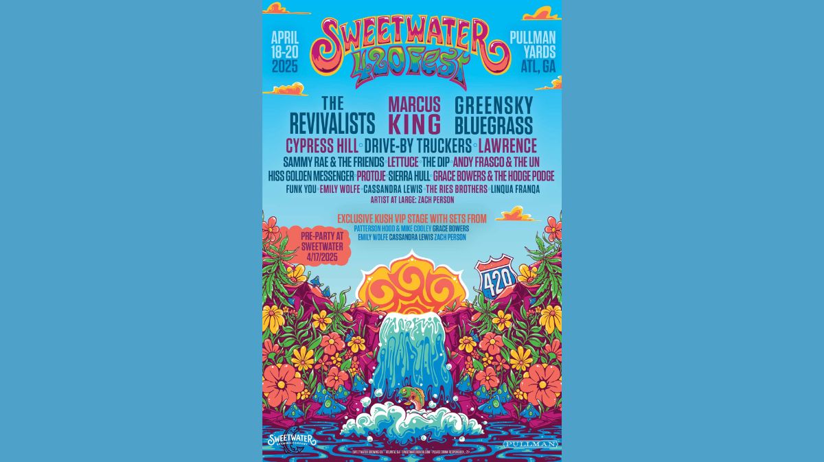 The Sweetwater 420 Fest flyer has been released