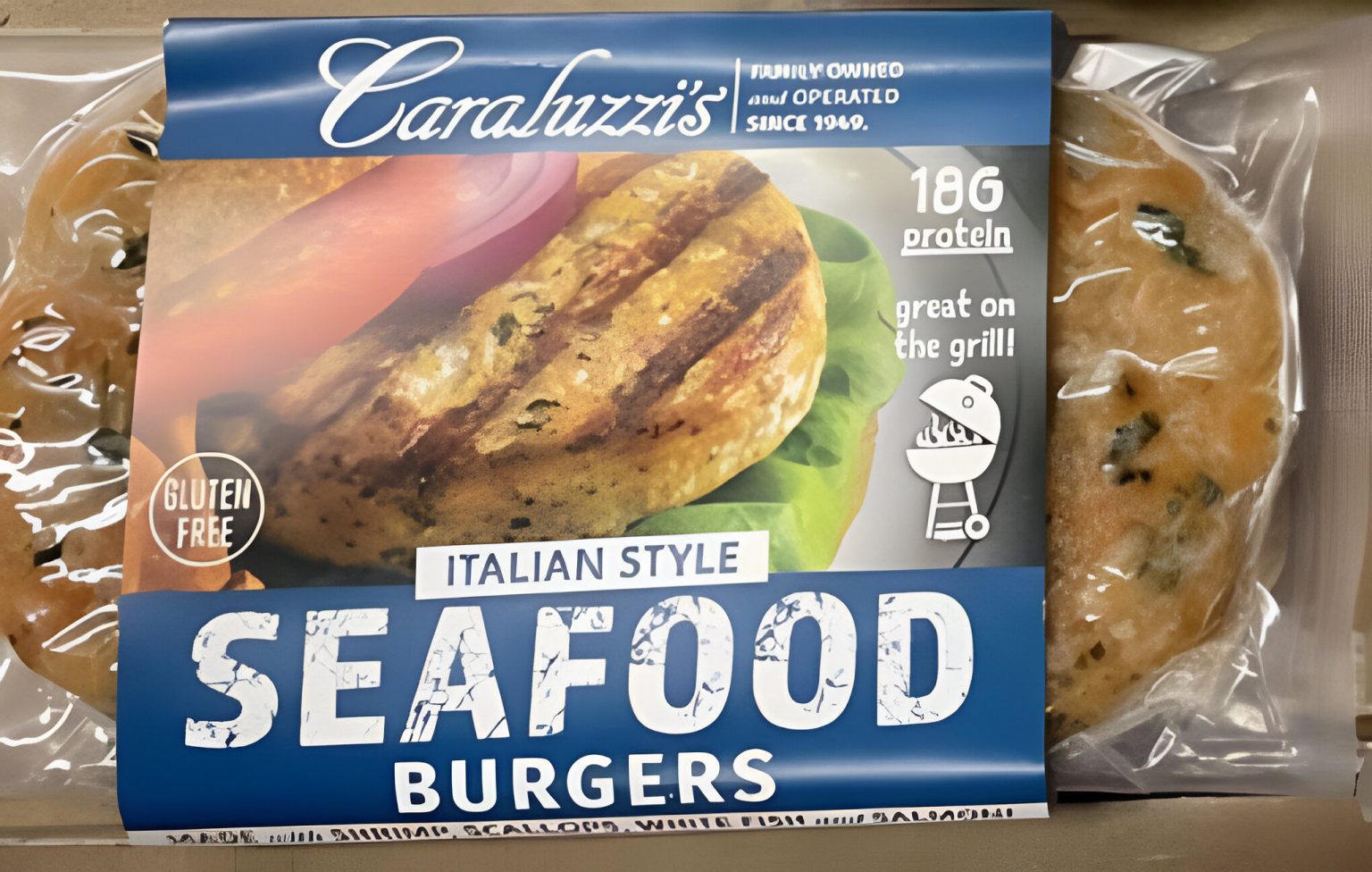 Caraluzzi’s Markets Recalls 8 oz, Italian Style Seafood Burgers