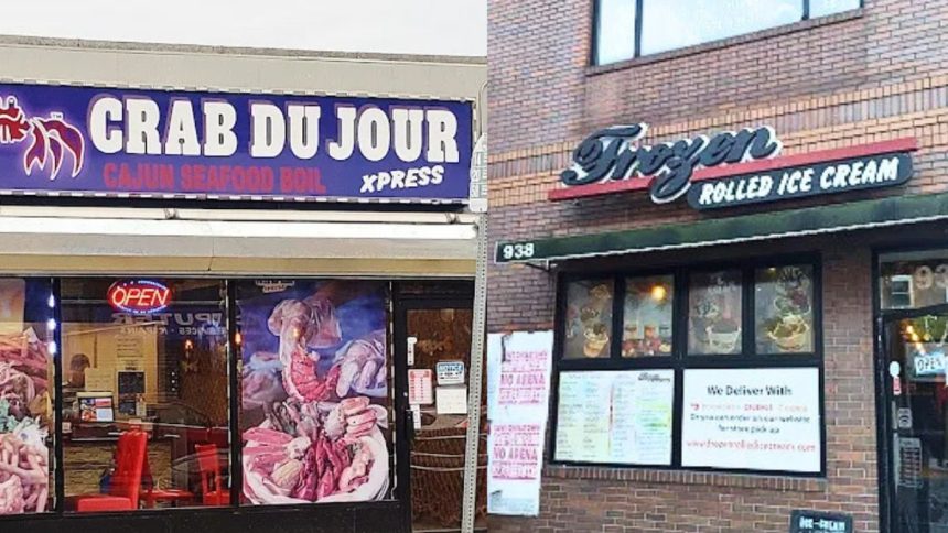 Two Philadelphia restaurants were cited for a series of health code violations in recent inspections.