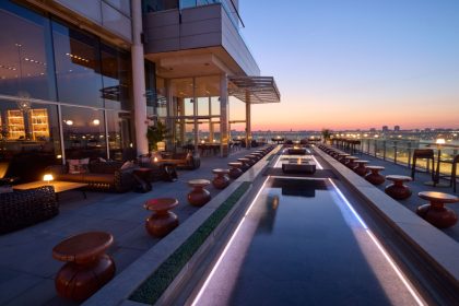 Hudson VU Rooftop with Chef-Driven Menu, Craft Cocktails & Spectacular Views