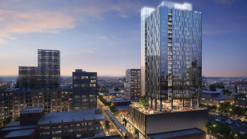 CEDARst Companies plans to build residential tower in newly acquired property.