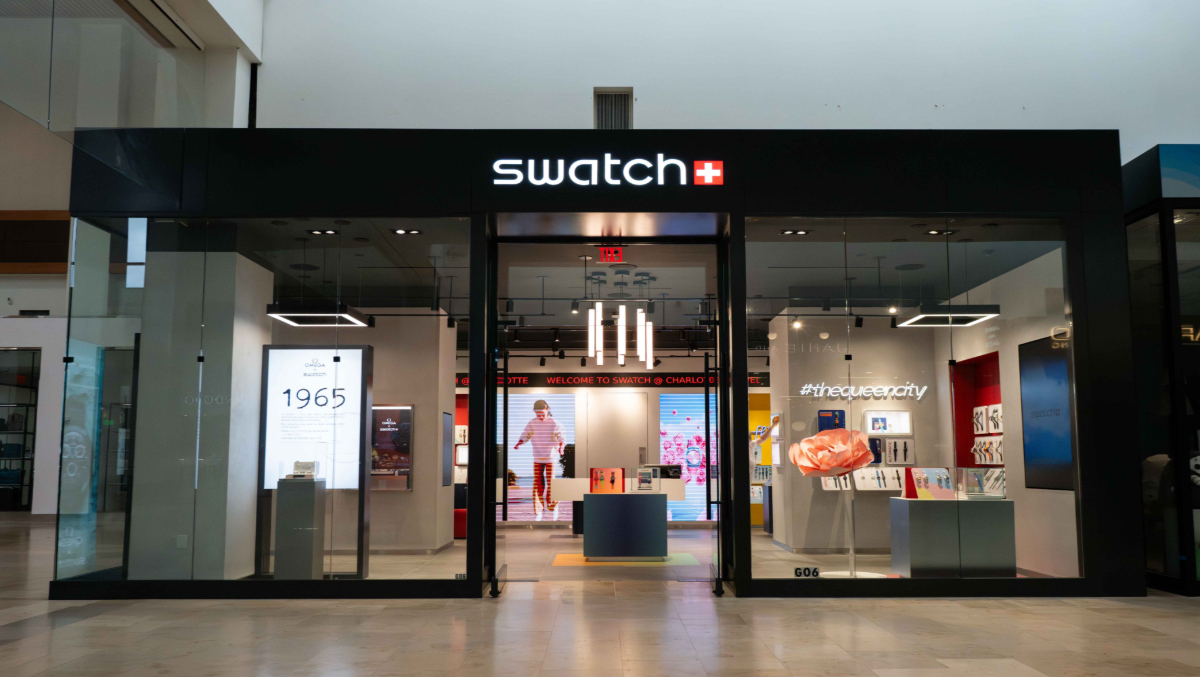 SWATCH OPENS A NEW STORE AT SOUTHPARK ON SHARON ROAD IN CHARLOTTE