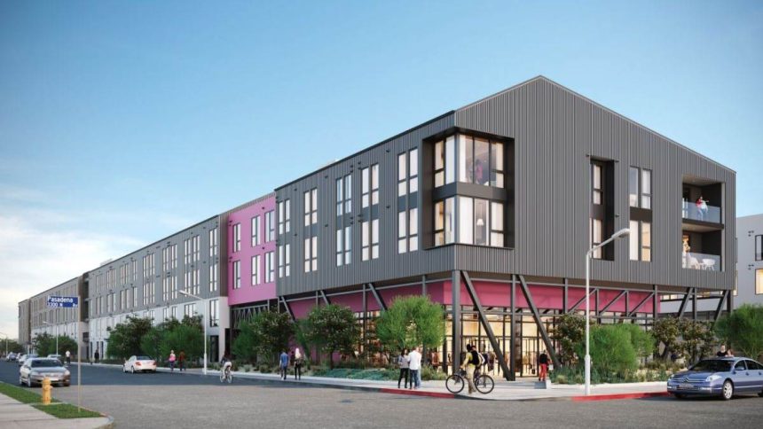 The housing project brings 66 low-income and 192 moderate-income units to LA residents.