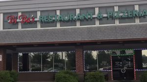 Exterior of BiBa’s Italian Restaurant in Lawrenceville, GA