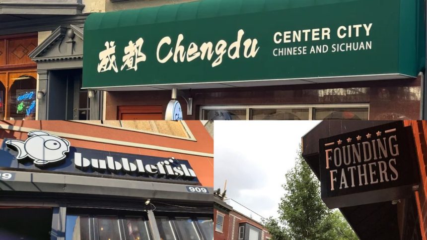The latest Philadelphia Department of Health inspection revealed food safety violations at a sports bar, a casual Chinese joint, and a Taiwanese place.