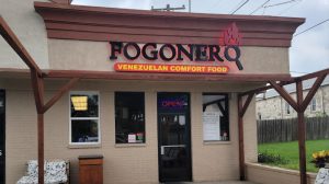 Outside Fogonero restaurant in Pflugerville, TX