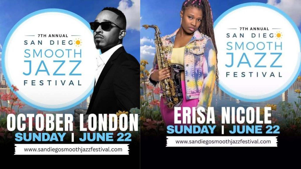 Eric Darius and October London will entertain the crowd on June 22.