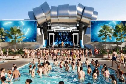 With a capacity of 4,000 guests, Nashville Beach Club will offer pool access, lounge areas, and more.