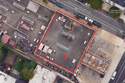 Demolition at 280 Bergen Street completed, clearing site for four-building 367-unit rental complex in Boerum Hill, Brooklyn, New York.