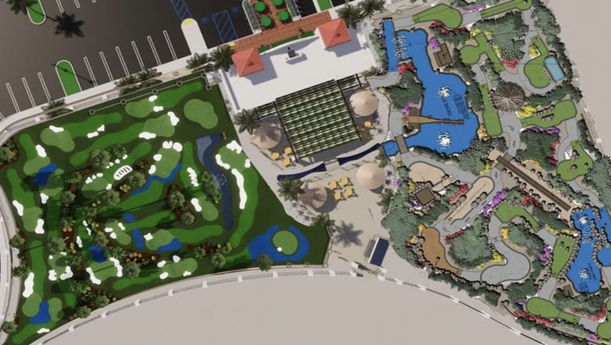 Salty Turf Mini Golf Project Moves Forward