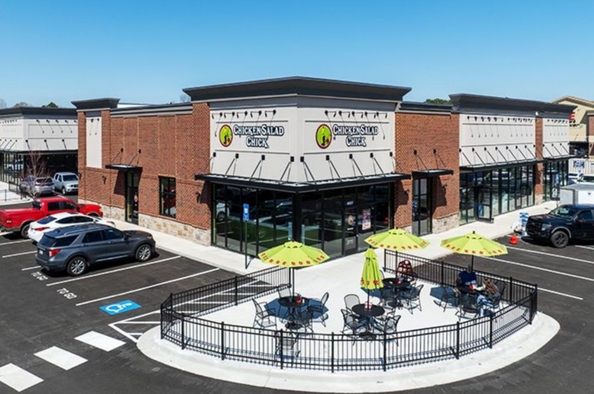 The Braselton-based property is home to national and regional tenants like Papa John’s and Chipotle.
